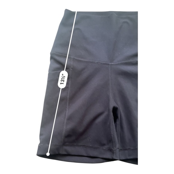 Yogalicious Black Bike Shorts High-Waisted Performance XS polyester spandex - Picture 7 of 12